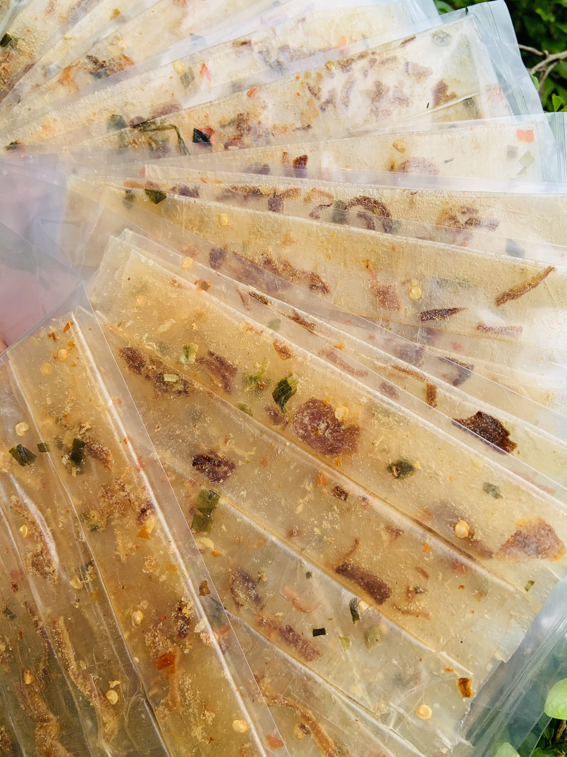 [Xâu/10bich] Dẻo Muối Cuộn Hành Phi