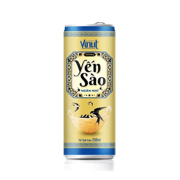 [LỐC 6 LON] Nước Yến Ngân Nhĩ Vinut 250ml