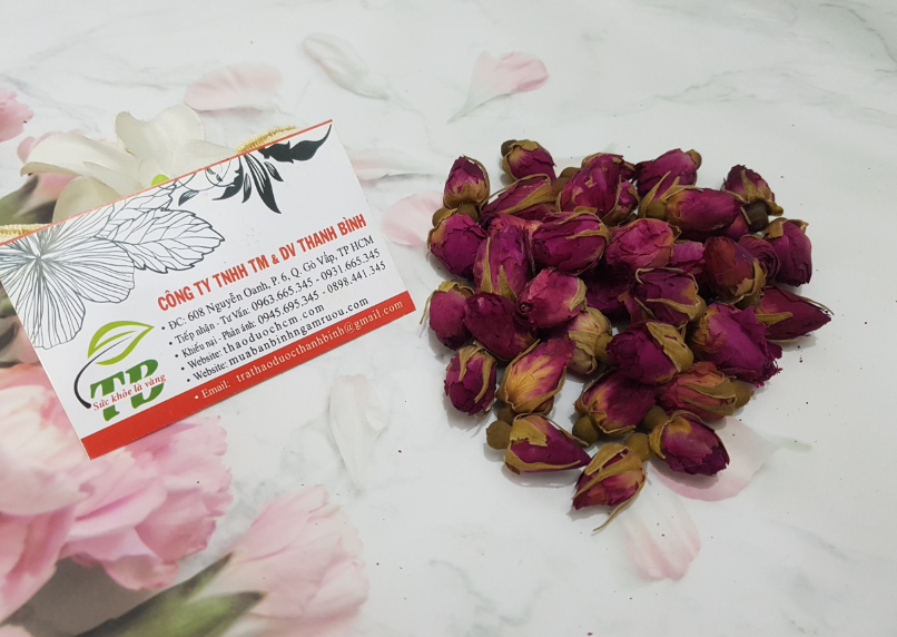 Nụ Hoa Hồng 100g - Hàng CTY Thảo Dược Thanh Bình