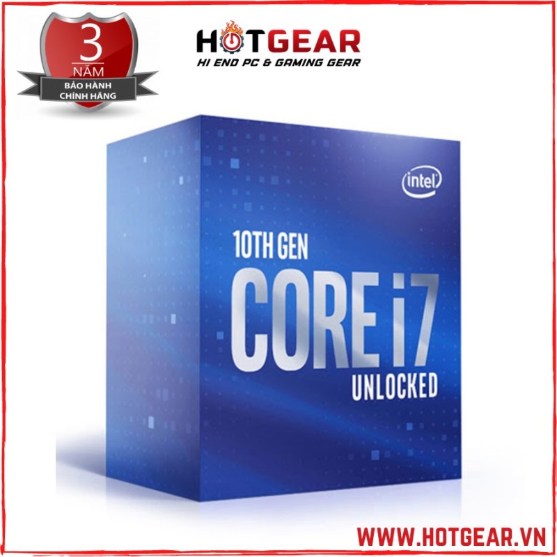 Bảng giá [Trả góp 0%]Bộ vi xử lý Intel Core i7 10700K (3.8GHz turbo up to 5.1GHz 8 core 16 Threads  16MB Cache) Box bảo hành 36T Phong Vũ