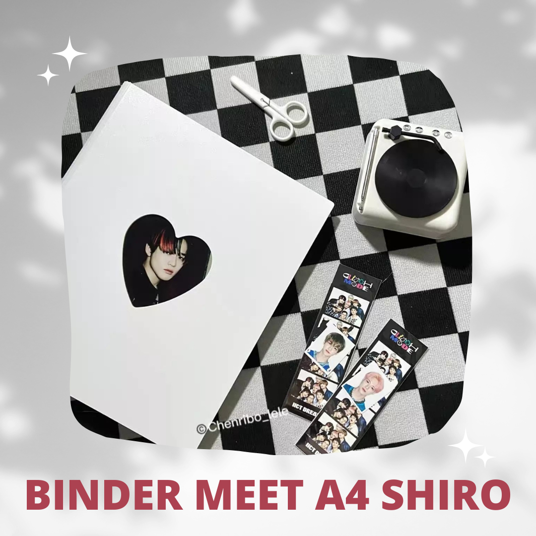 Binder MeeT Shiro A4 - 3Rings Binder