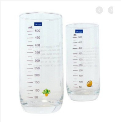 Ly Thủy Tinh Ocean Chia Vạch Trái Cây 625 ml