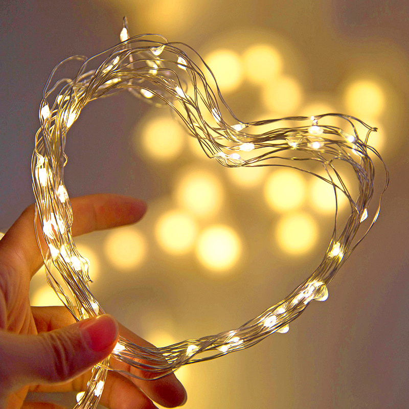 Battery operated LED string light, 1/2 /3 meter flash fairy String Light