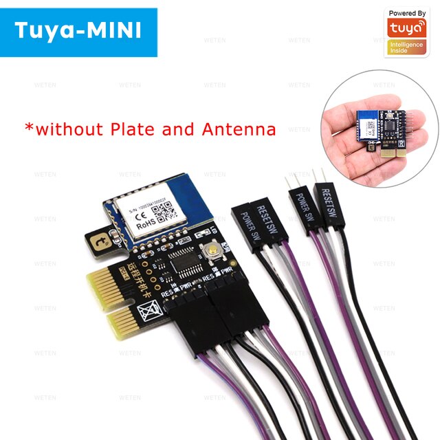 Công Tắc máy tính Wifi+RF433 Thông Minh TUYA
