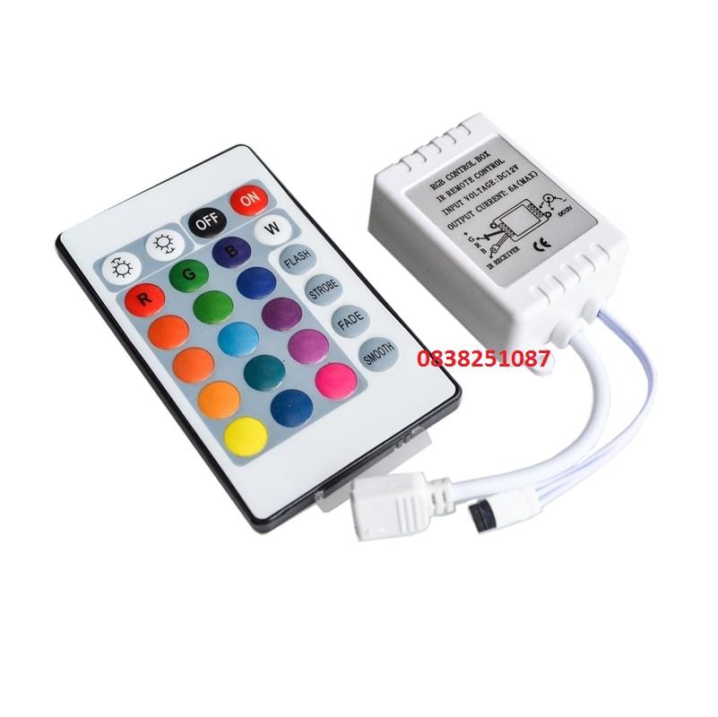 [HCM]Bộ điều khiển Led dây RGB đổi màu 5m