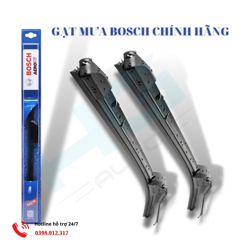 GẠT MƯA SILICON B.O.S.CH  Nhiều Kích Cỡ   TẶNG 01 viên Rửa Kính - Hg auto