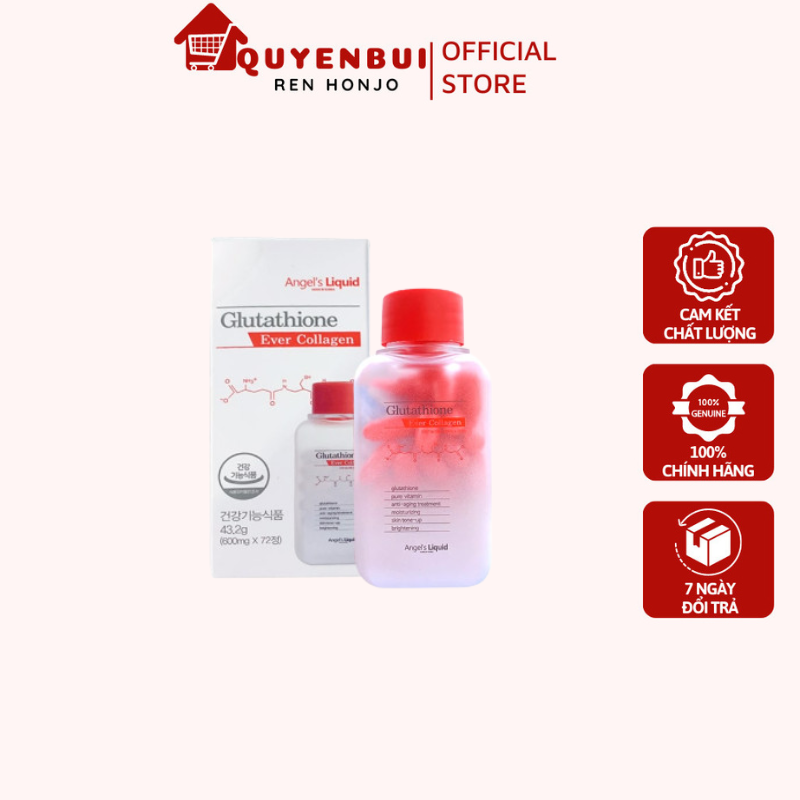 glutathione ever collagen hn quc Vin ung Angel's Liquid (Hn Quc, 72 vin) VIN UNG TRNG DA GLUTATHIONE