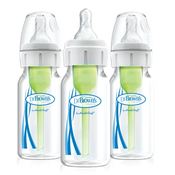 Combo 3 bình sữa Dr.Brown’s cổ hẹp 120ml nhựa PP Options +