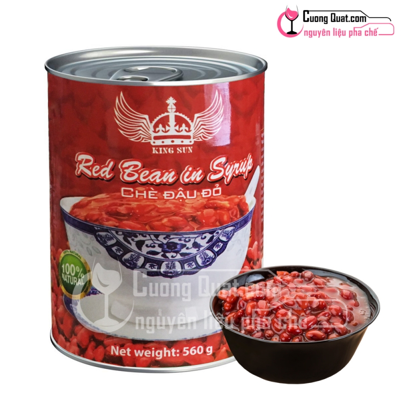 [HCM]Đậu Đỏ King 560gr topping dành cho trà sữa matcha đậu đỏ