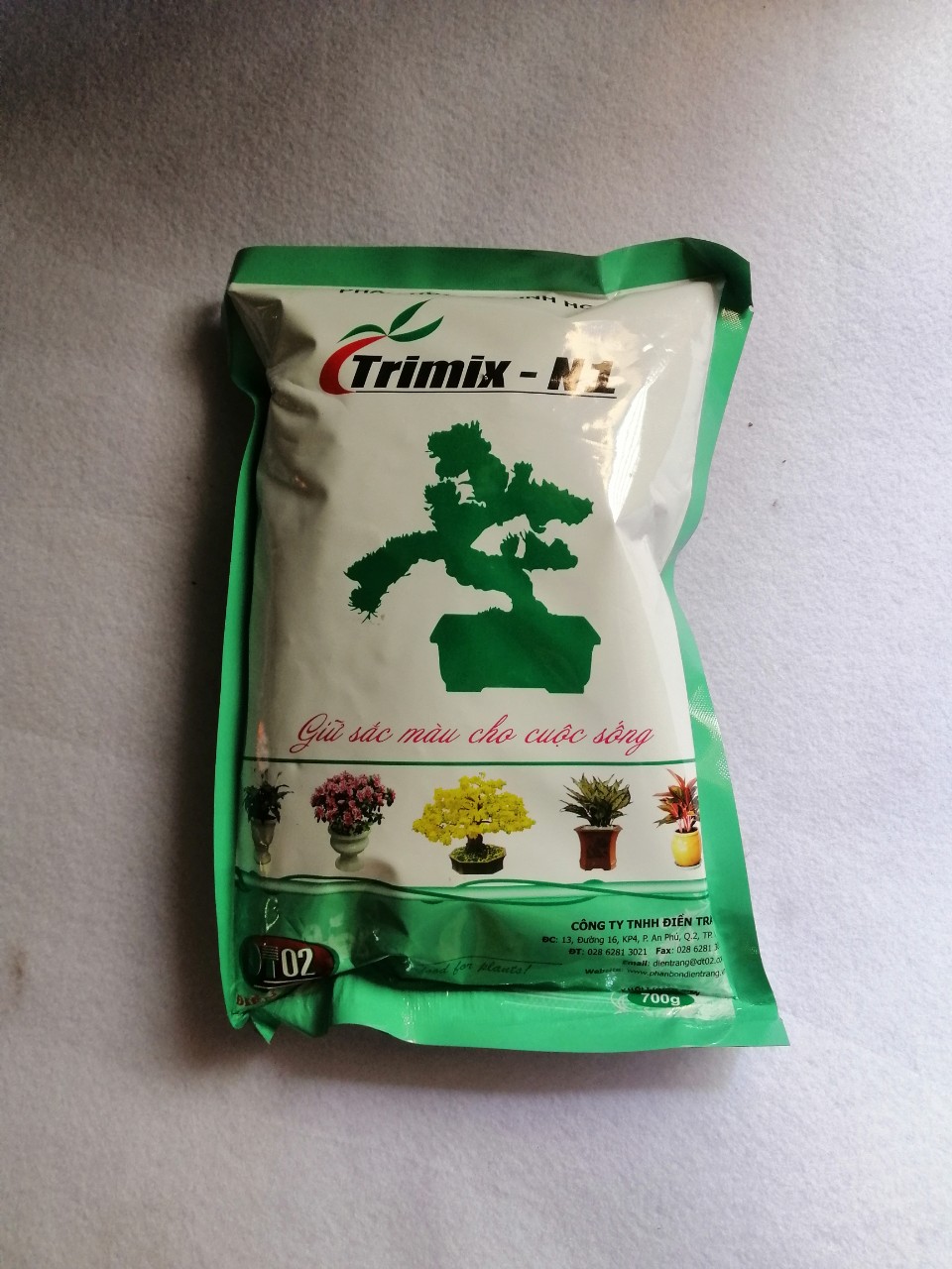 Phân hữu cơ sinh học Trimix  N1 túi 700 gram