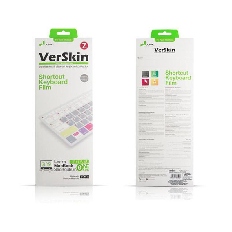 JCPaL VerSkin MacOS Shortcut Keyboard Protector for Macbook