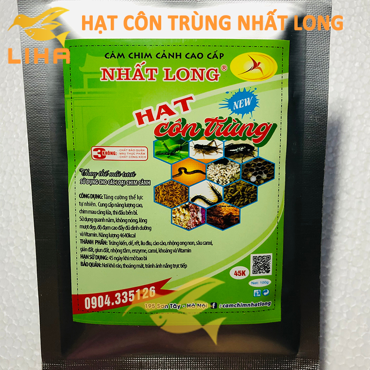 Hạt Côn Trùng Nhất Long 100gr - Giúp Chim Nhanh Đạt Lửa