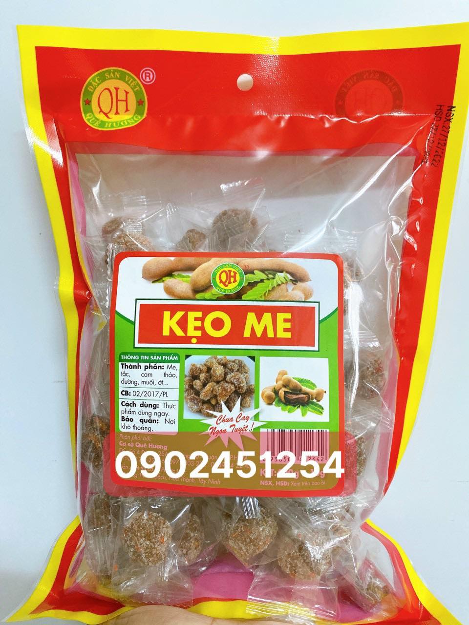 Gói 400g kẹo me tắc cay chua ngọt