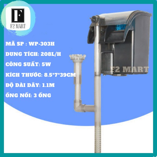 Lọc Thác-Lọc Váng Bể Cá SOBO WP-303H