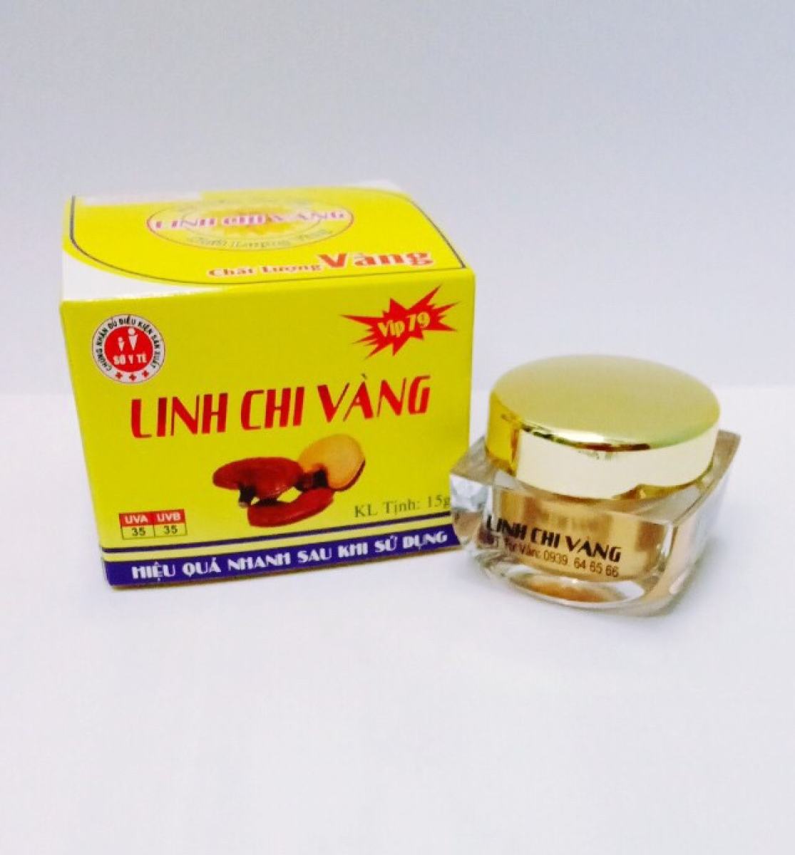 [HCM]KEM SẠCH MỤN THÂM LINH CHI VÀNG 15G