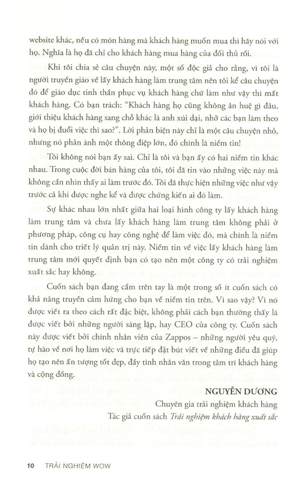 Trải Nghiệm Wow