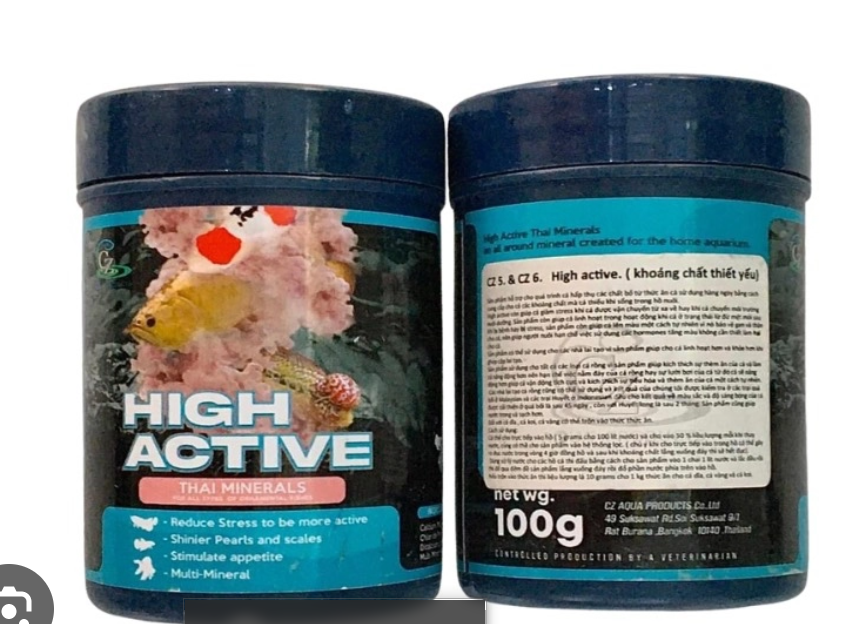 Khoáng chất cz 5 & cz 6 bổ sung cho bể cá cảnh 100gr