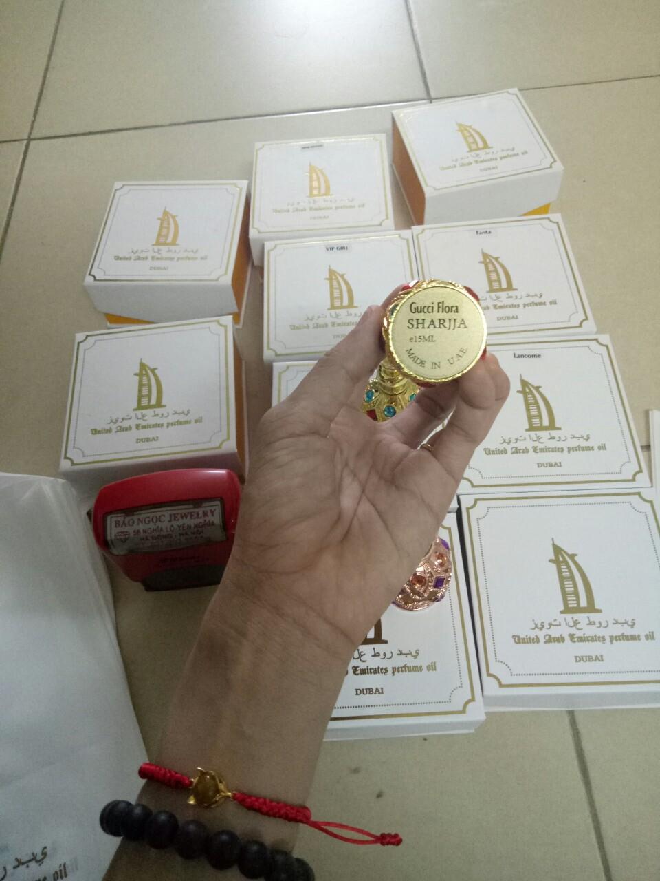 Tinh dầu nước hoa DuBai chuẩn (Lọ 15ml)