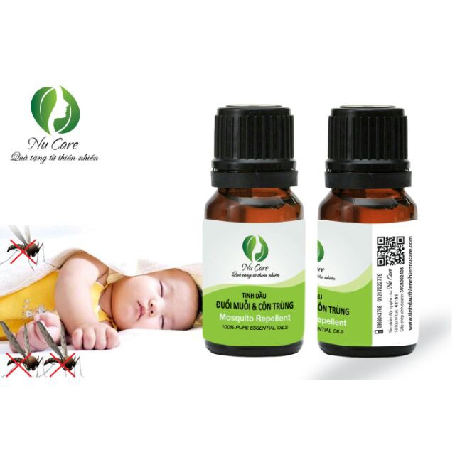 [HCM]Tinh Dầu Đuổi Muỗi và Côn Trung Nu Care