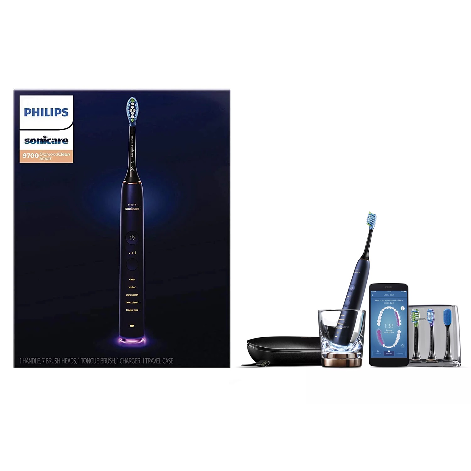 Bàn chải điện Philips Sonicare DiamondClean Smart 9700