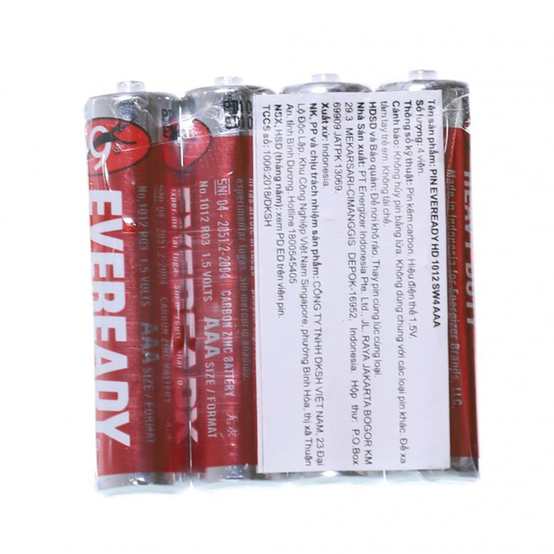 [HCM]4 Viên Pin Đũa AAA Eveready Mèo 1.5V (Nhập Khẩu Indonesia) (Không rò rỉ)