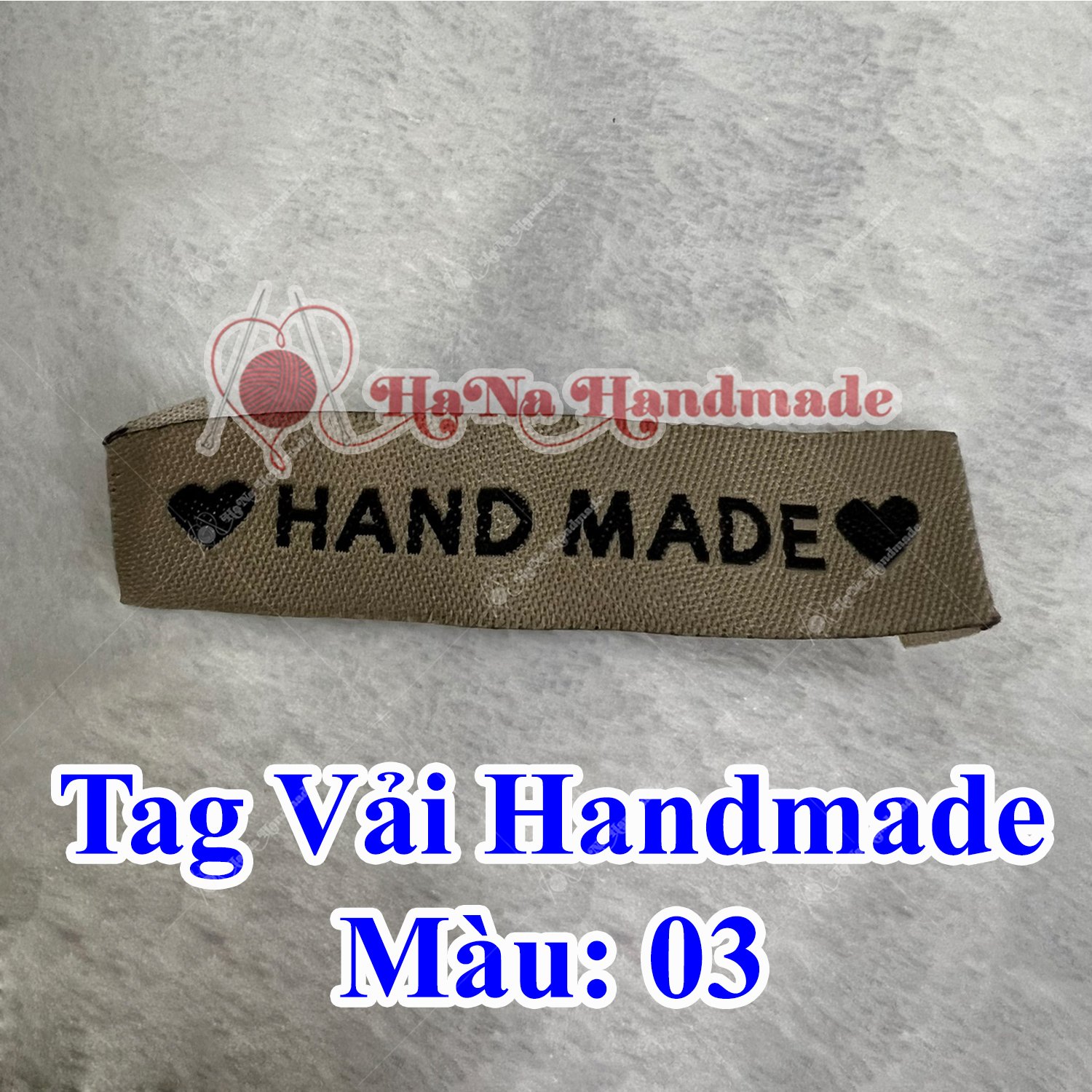 Tag vải handmade 6k/ 2 cái