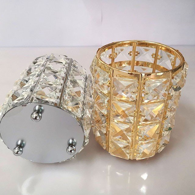 Lọ Pha Lê Đựng Cọ Trang Điểm - Đồ Trang Trí