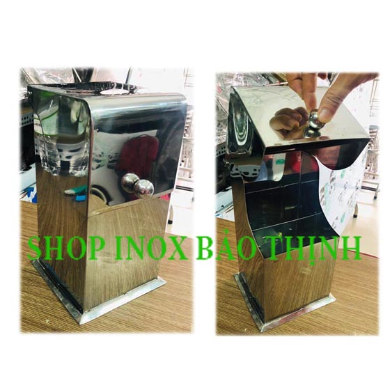 [HCM]ỐNG ĐŨA CÓ NẮP INOX 304