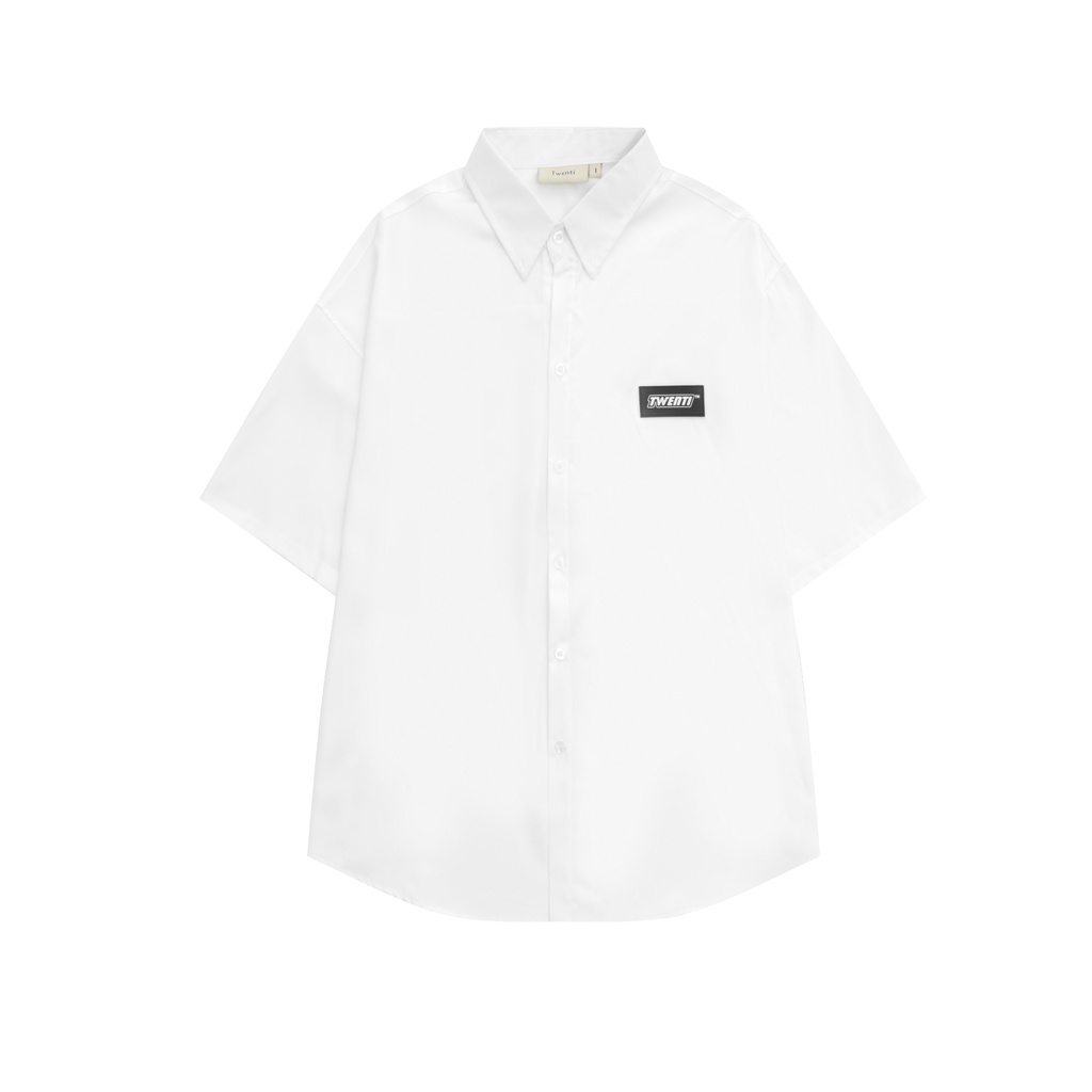 [Nhập Lazxuhuong03 - Giảm 40k/299k]ÁO SƠ MI TRƠN TWENTI TAG ĐƠN GIẢN