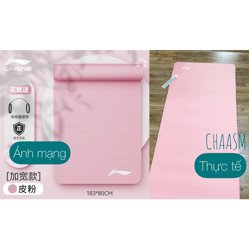 SẴN-Thảm tập gym LINING bổ sung màu mới