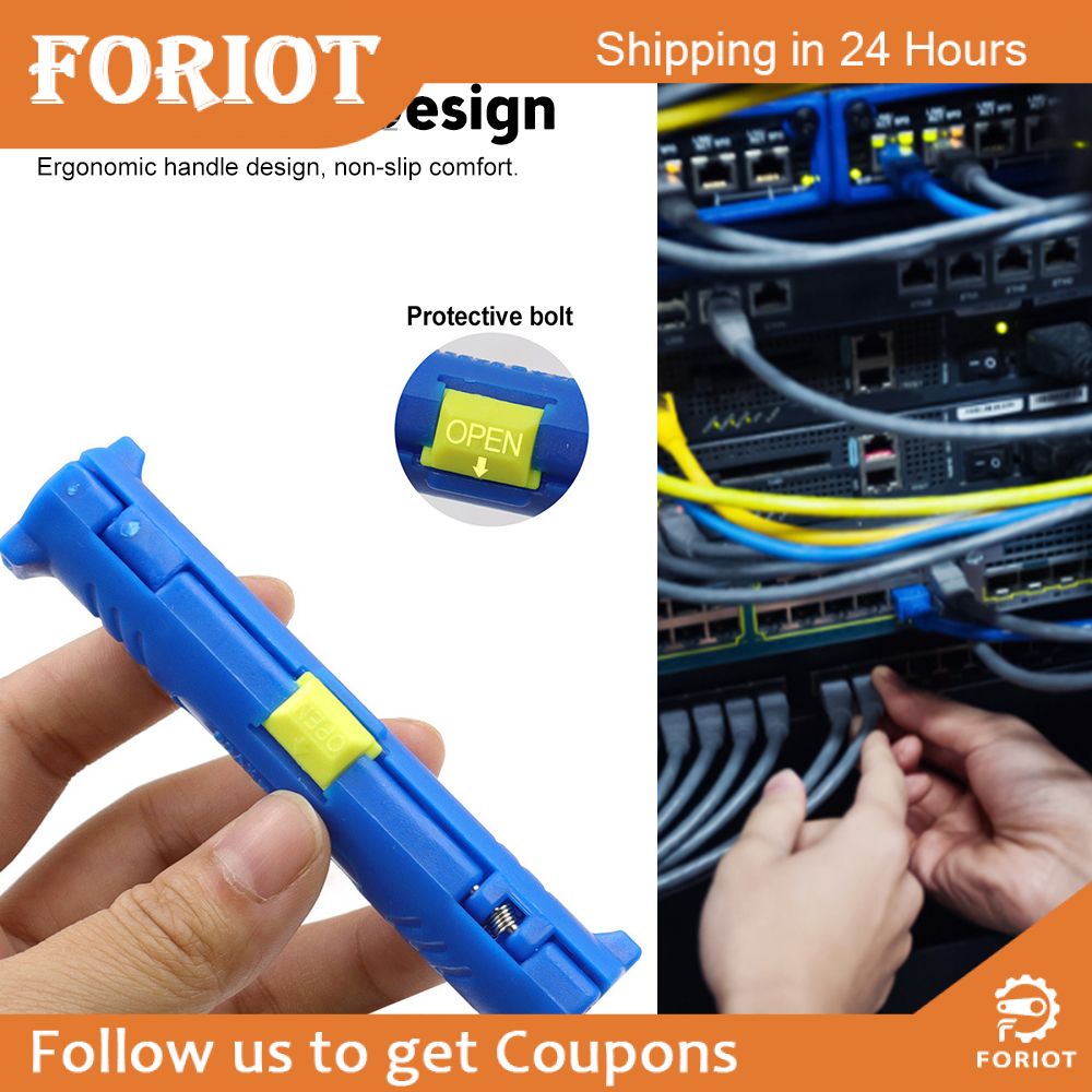 Foriot Multi-function Electric Wire Stripper Pen Rotary Coaxial Wire Cable Pen Cutter Stripping Machine Pliers Tool for Cable Puller