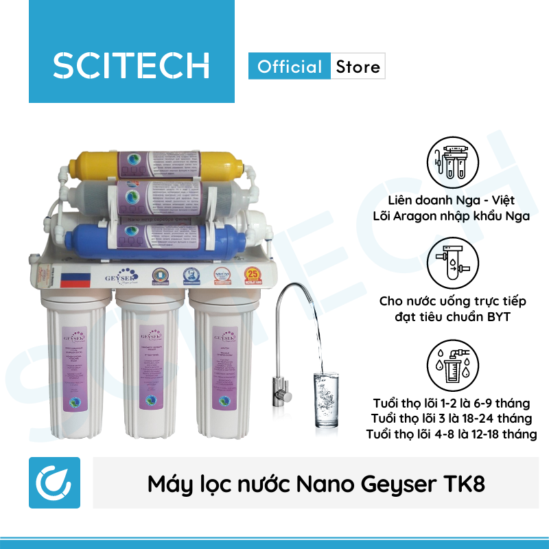 [HCM]Máy lọc nước Nano Geyser TK8