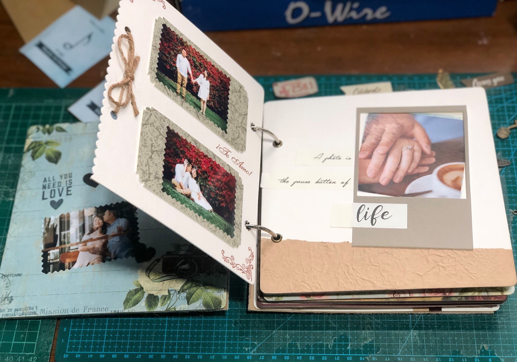 [HCM]Album Scrapbook Retro Clock