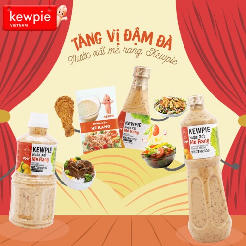 Nước Sốt Mè Rang KEWPIE, Chai sốt mè rang 180ml