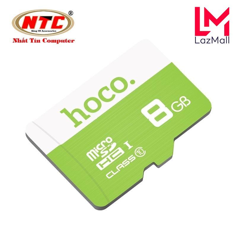 Thẻ nhớ microSDHC Hoco 8GB Class 10 75MB/s - Bảo hành 5 năm (Xanh lá)