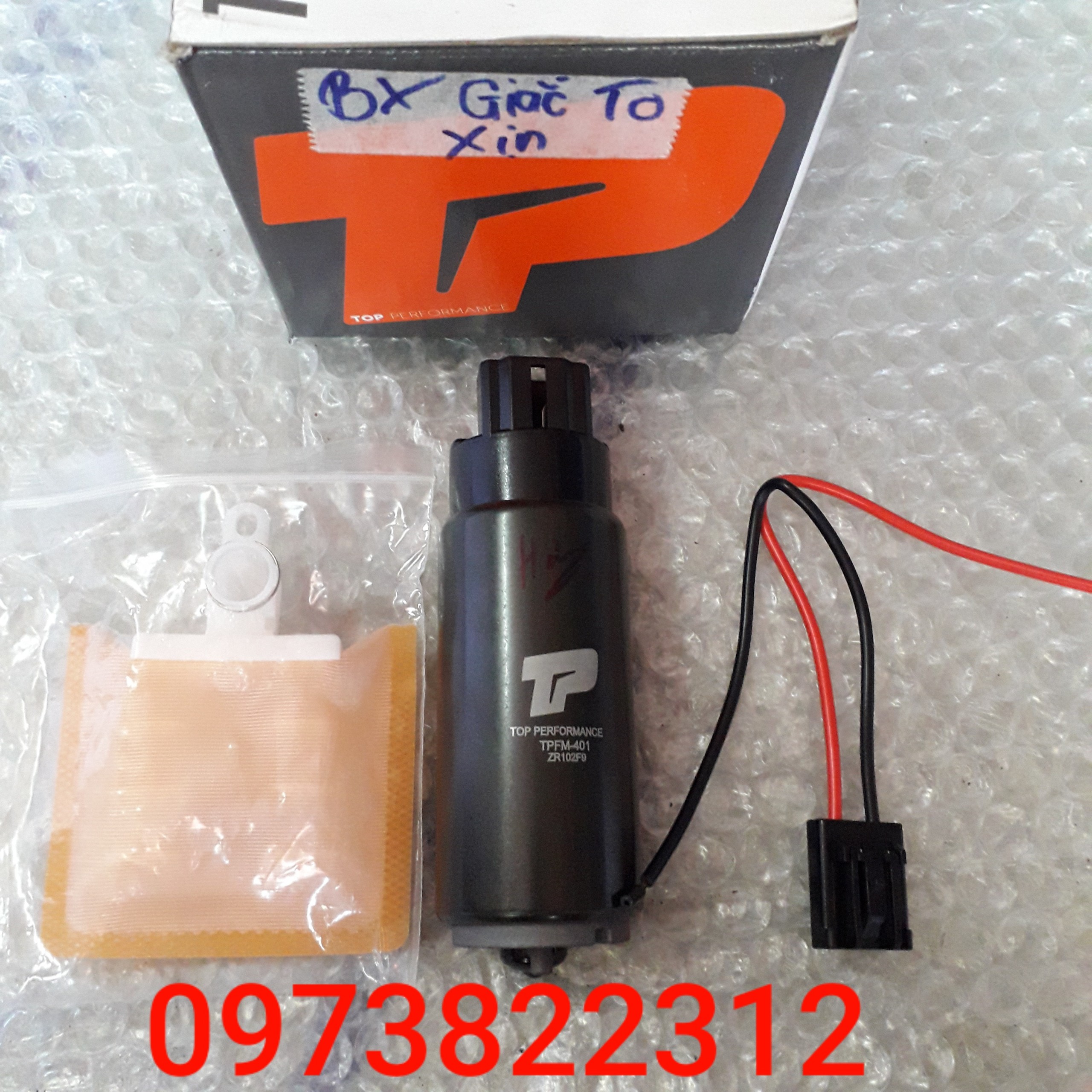 Bơm xăng giắc to morning, getz, matiz, spark, lacetti, nubira, lanos, gentra japan