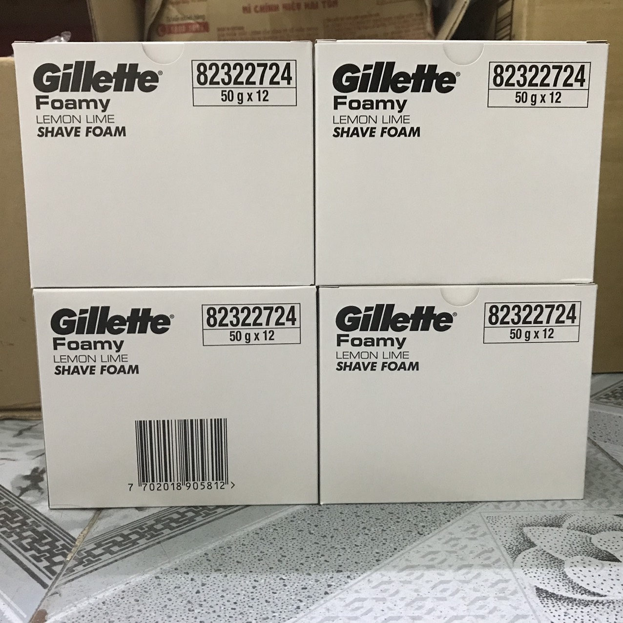 Bọt cạo râu Gillette hương chanh 50g