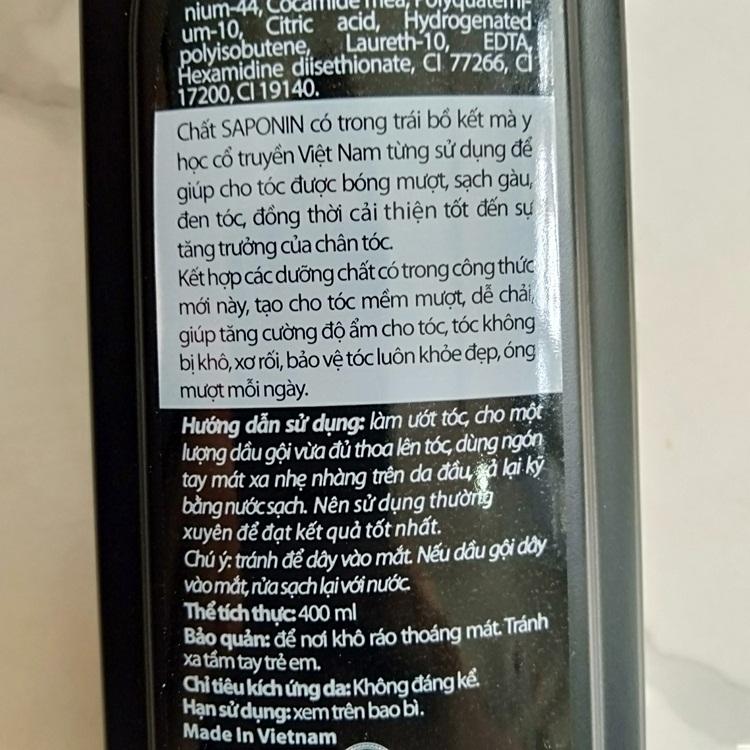 Dầu gội đầu bồ kết 400ml Thorakao