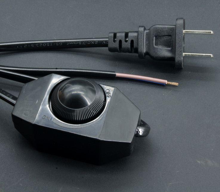 Dây chiết áp chỉnh sáng/tối cho đèn hoặc nhanh/chậm cho quạt Smart Power (Đen)