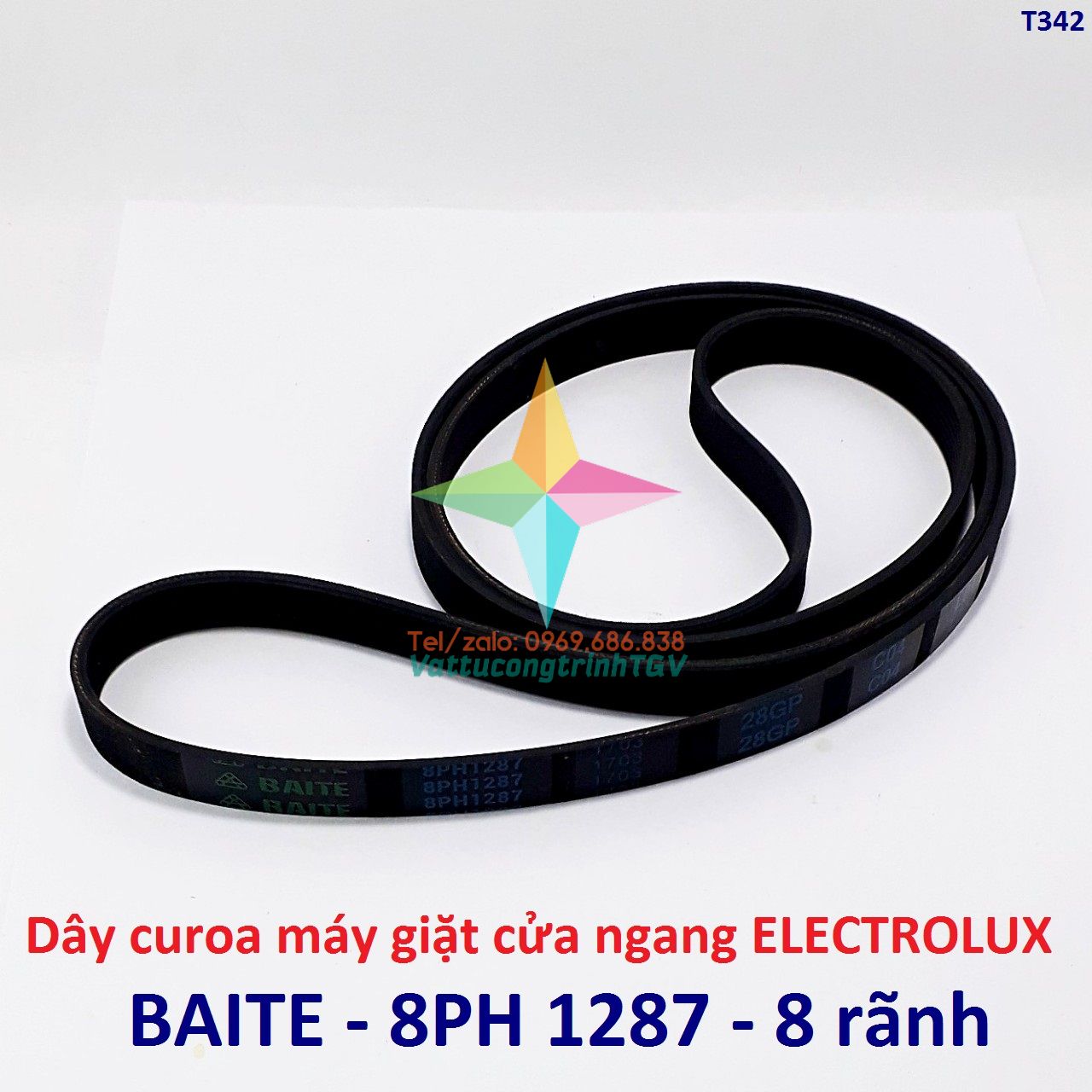 Dây curoa máy giặt cửa ngang Electrolux  BAITE 8PHE 1287 - 8 rãnh
