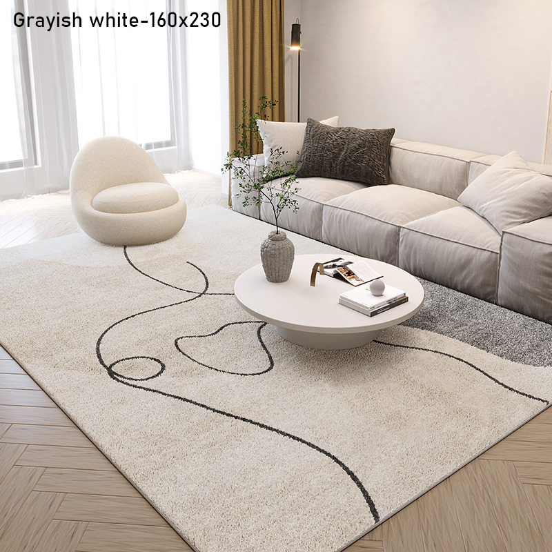 Carpet Living room blanket Imitation cashmere Absorbent plush blanket Coffee table blanket Home decoration