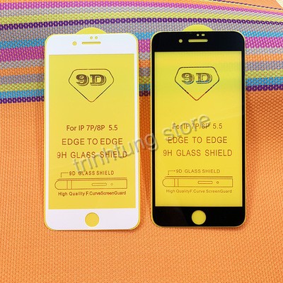Kính cường lực 9D iP các dòng, kính cường lực full màn iP