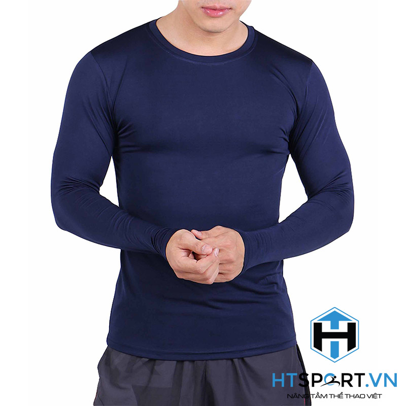 Áo Giữ Nhiệt Nam Thun Ôm Body Dài Tay Lót Trong Thể Thao Tập Gym Đá Bóng