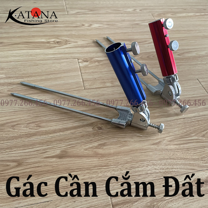 Chân cắm đất gác cần câu đài chống cần câu đài xoay 360