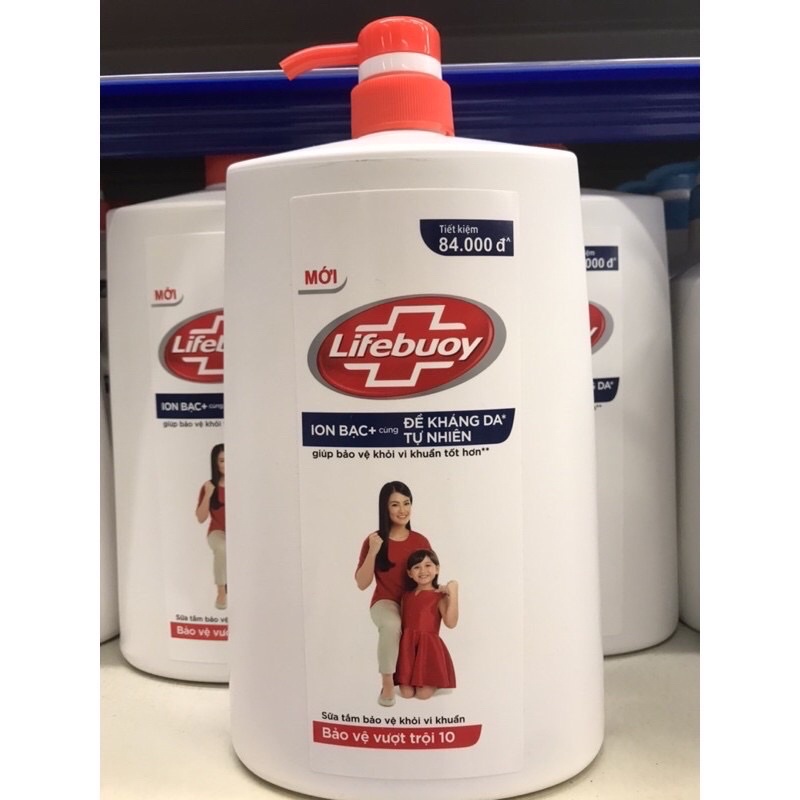 Sữa tắm Lifebuoy 900g màu đỏ