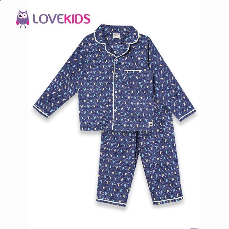Nơi bán Bộ mặc nhà bé trai - họa tiết rùa Lovekids