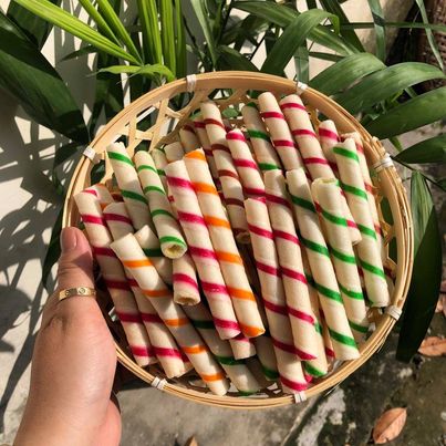 Bánh Ống Quế Màu  1 KG