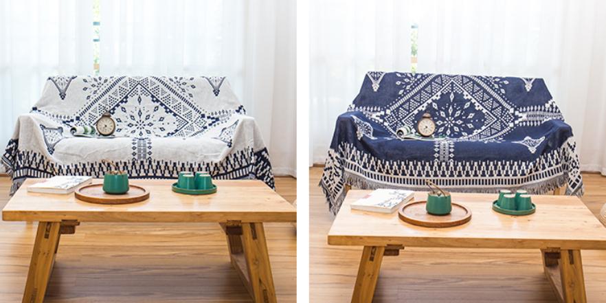 Thảm sofa vintage sử dụng 2 mặt 1m8x2m3