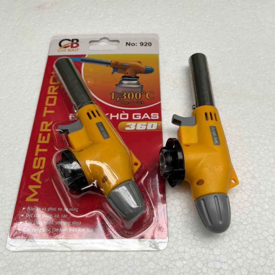 Đầu khò bình gas mini cầm tay, đánh lửa tự động