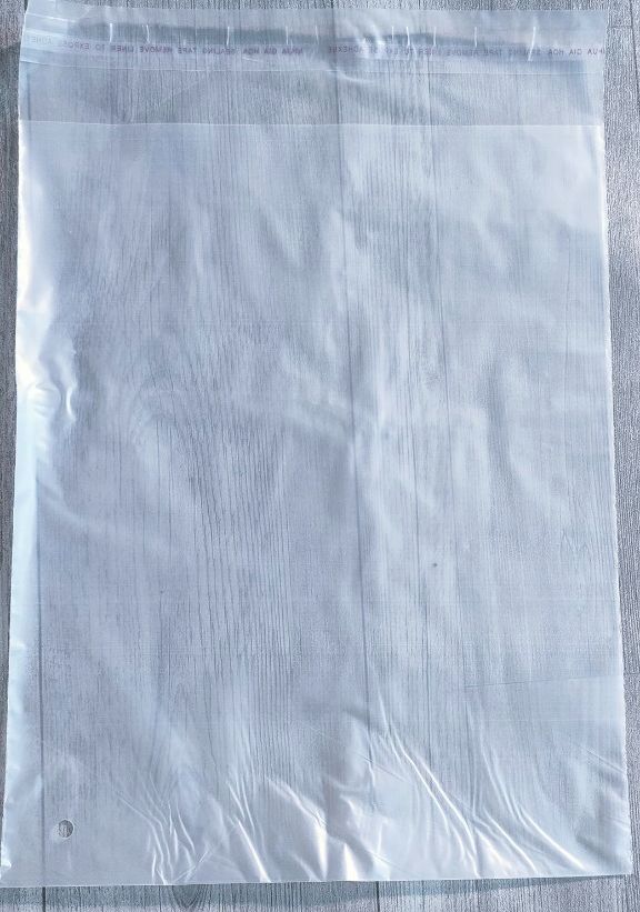 1kg Túi dán miệng mờ đựng quần áo